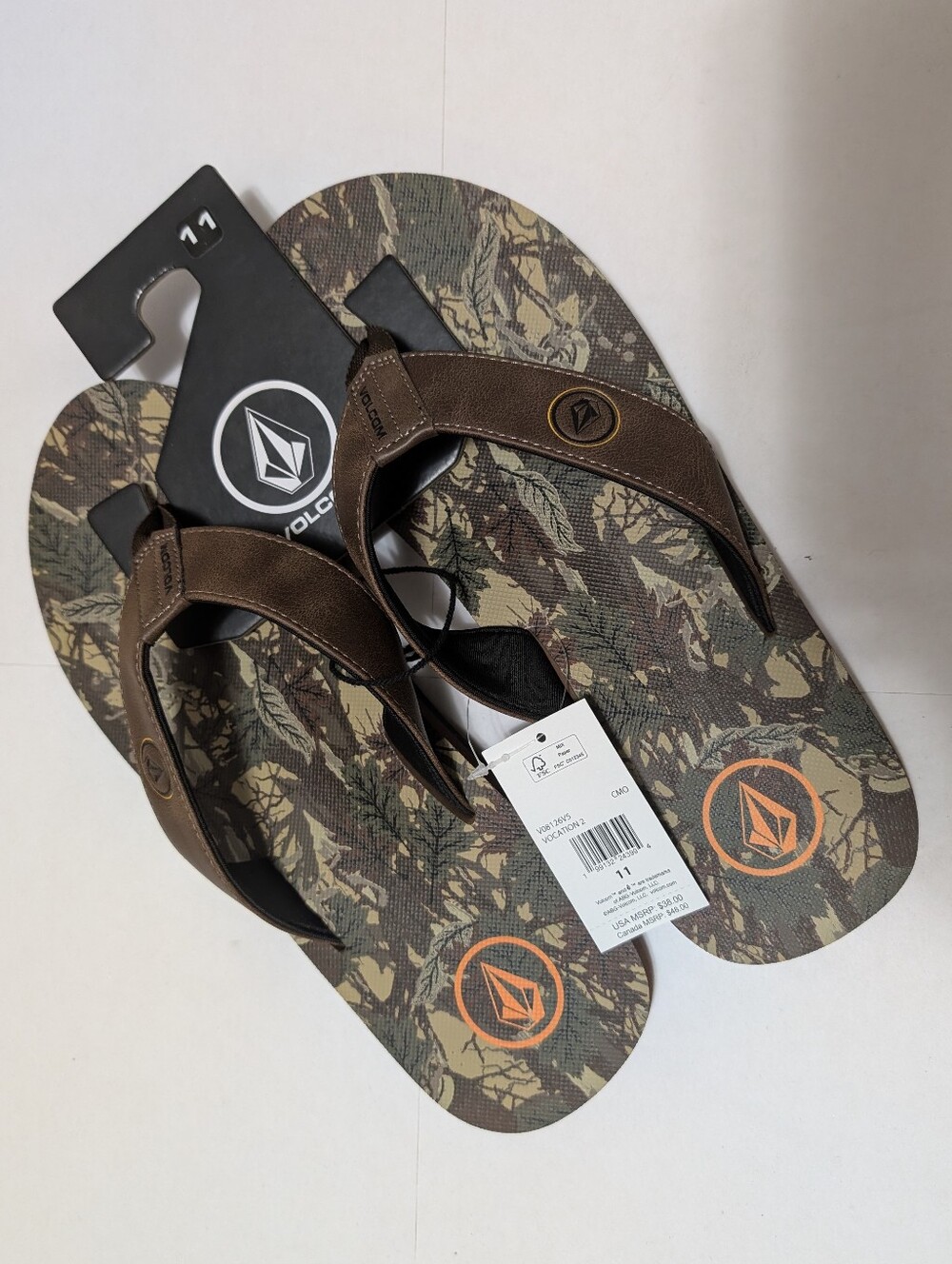 Volcom Vocation 2 Sandals Flip Flops 11